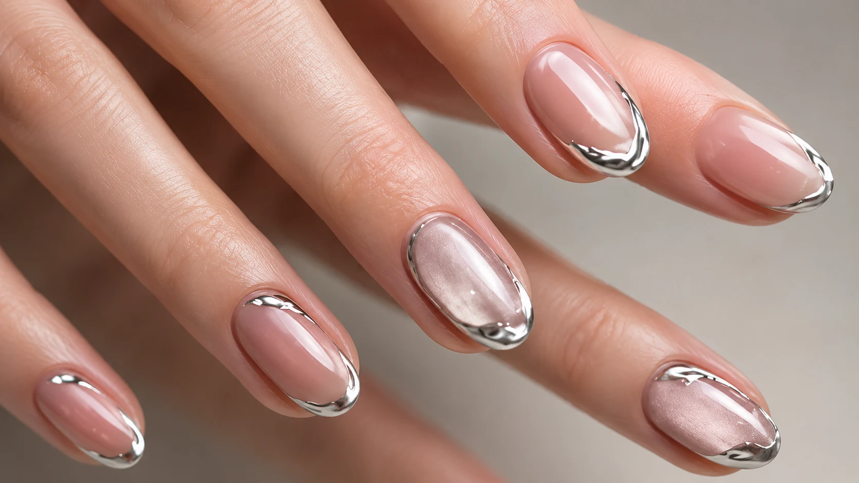 Luxury Cat Eye Nail Extension Services at Pressiano Nails Company in Vaishali Ghaziabad