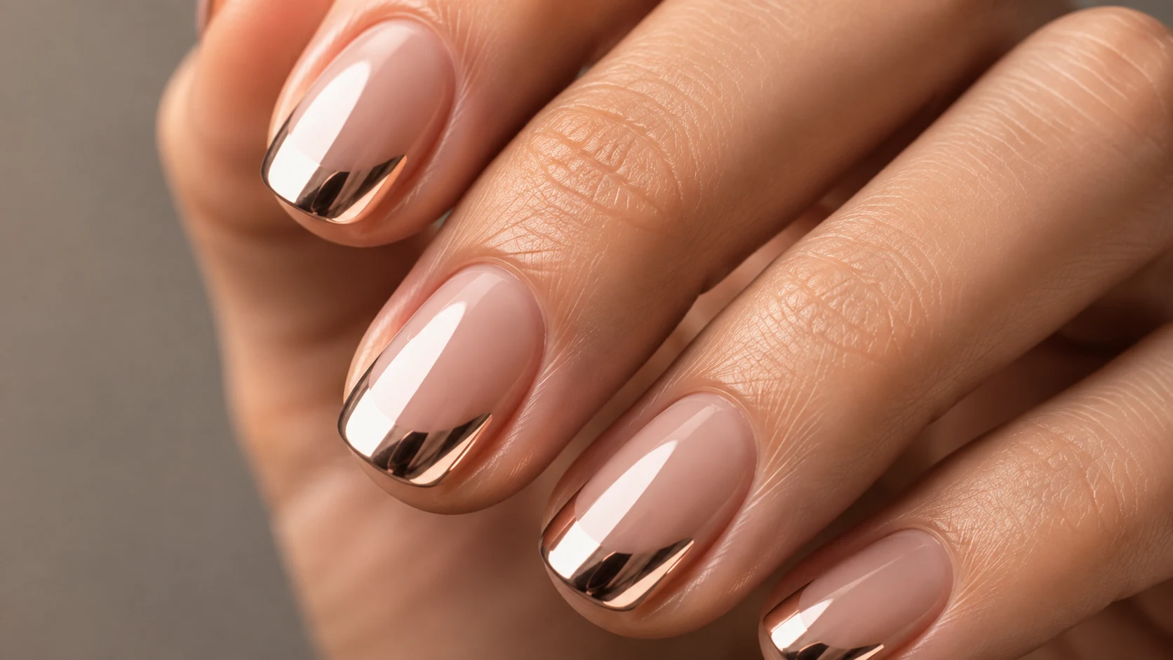 Luxury Chrome Nail Extension Services at Pressiano Nails Company in Vaishali Ghaziabad