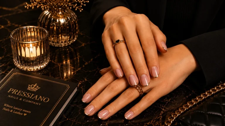 Round Shape Nail Extensions at Pressiano Nails Company in Vaishali Ghaziabad